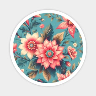 Pink Flowers Magnet